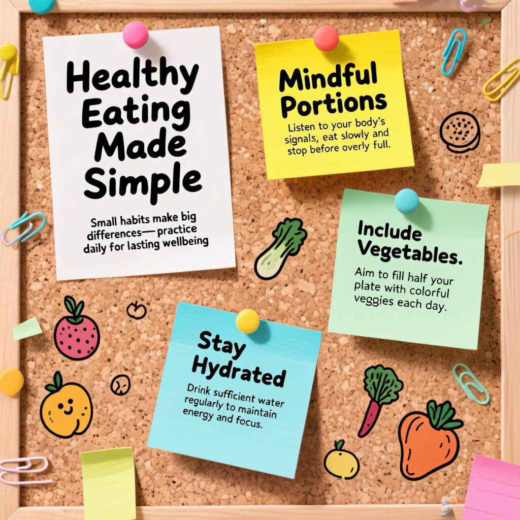 TextCrafter generated bulletin-board style health slide